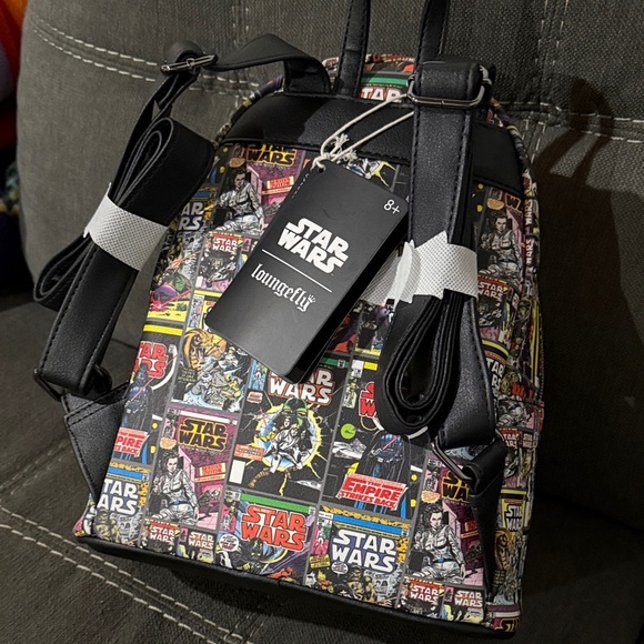 Loungefly Star Wars GameStop Darth Vader Backpack NWT - Picture 2 of 3